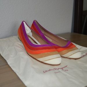 Salvatore Ferragamo Multi-Colored Ballet Flat